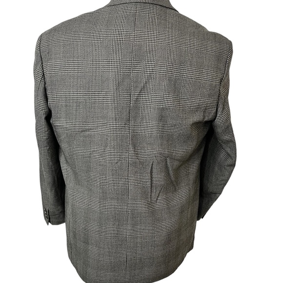 Brandini Tailored for Foleys Mens Sports Blazer 100% Wool Houndstooth Pe… - Picture 6 of 8
